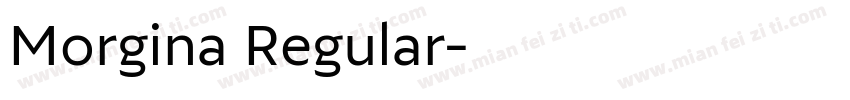 Morgina Regular字体转换
